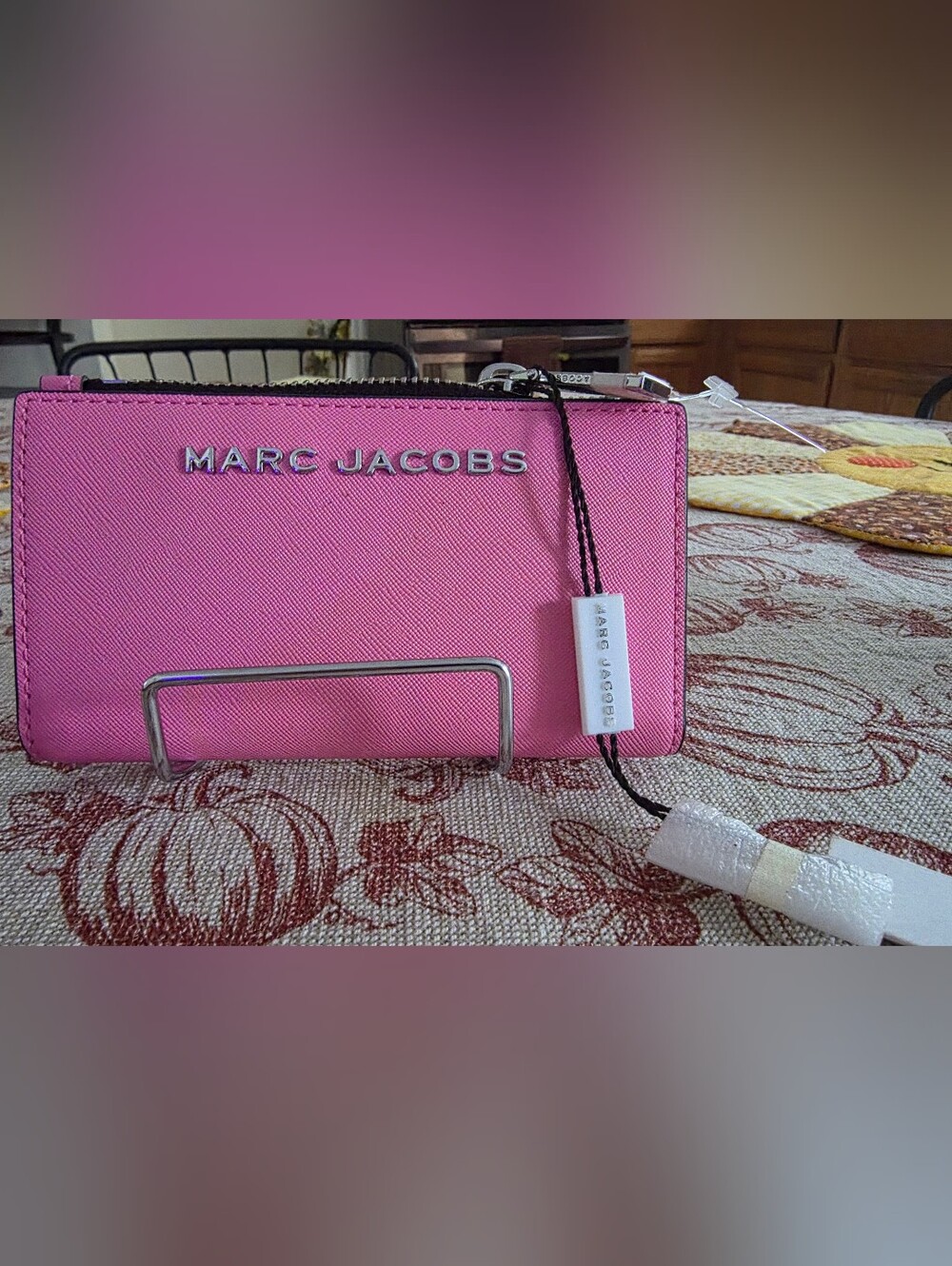 Marc Jacobs♡ Pink Saffiano Leather Wallet